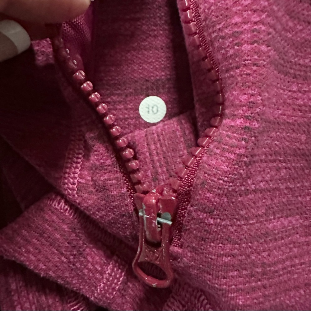 Lululemon Define Jacket Fitted Full Zip Berry Pin… - image 6